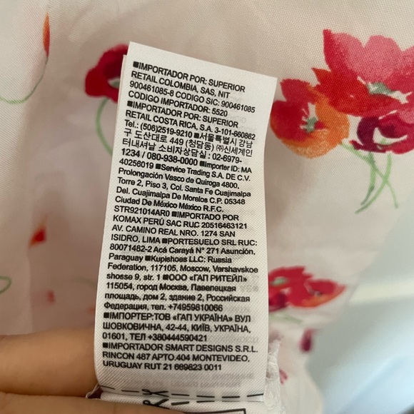 GAP Dress white floral print – Size 2 - Picture 10 of 12